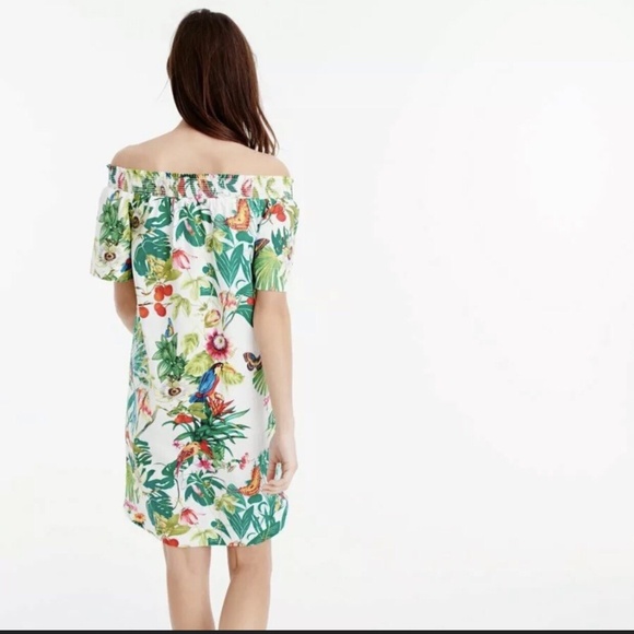 J.Crew Ratti "Into the Wild" dress Sz2 Tropical Cruise Resort Vacation Hawaiian - Picture 6 of 10